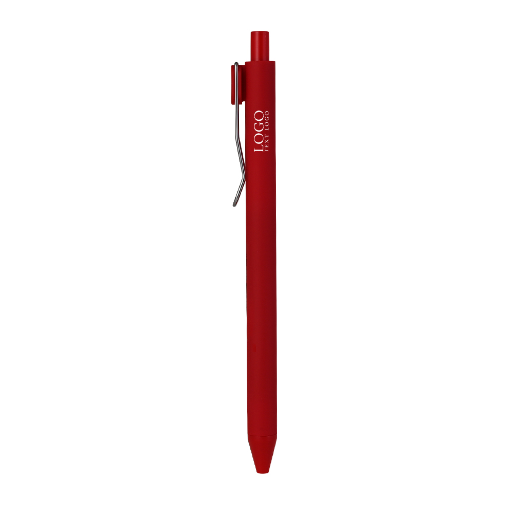 Custom Click-Action Gel Pens with Red