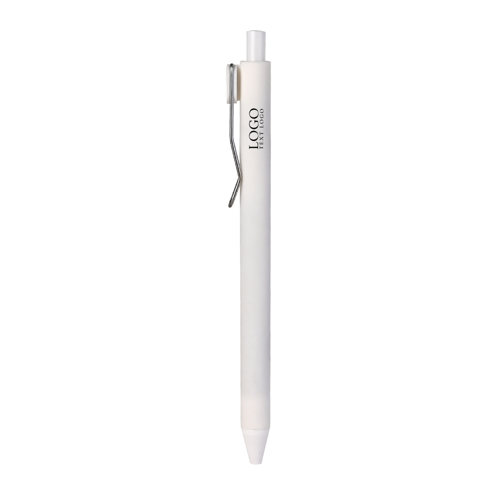 Custom Click-Action Gel Pens with White
