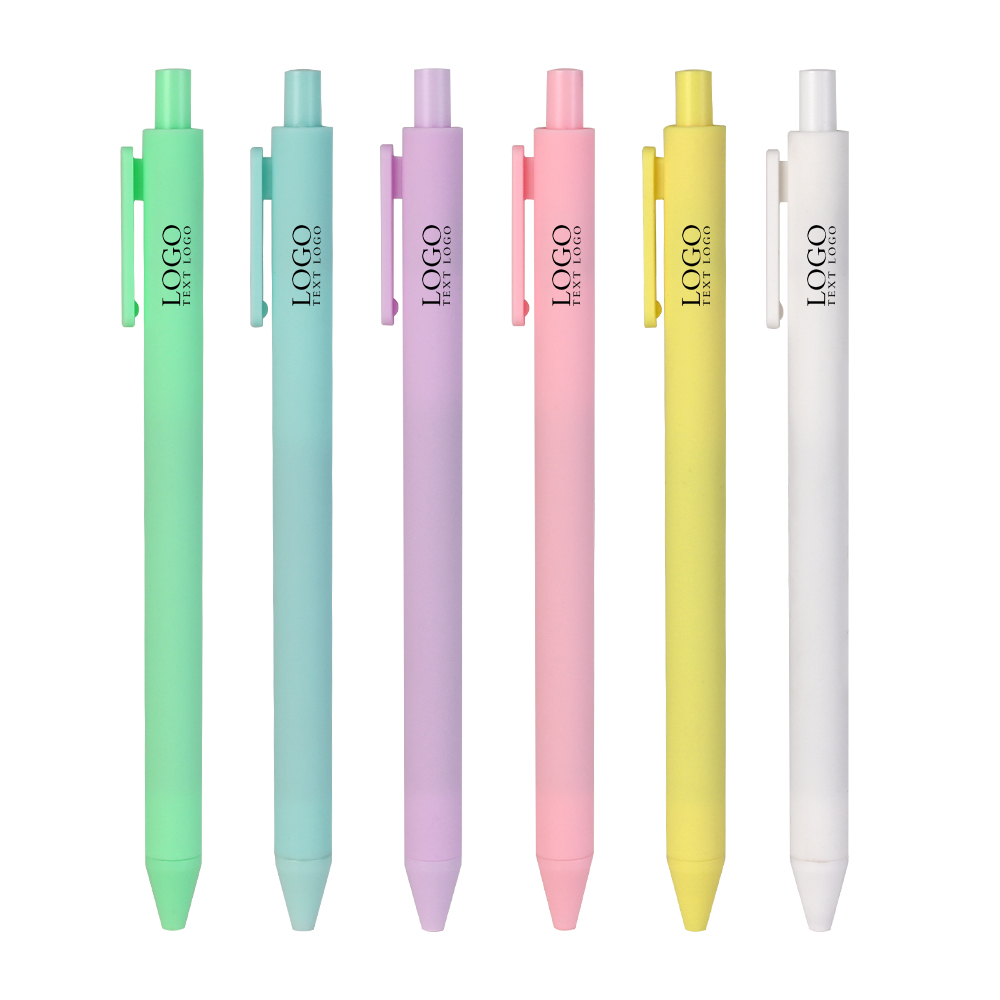 Custom Macaron Candy Color Ballpoint Pens Color Diagram