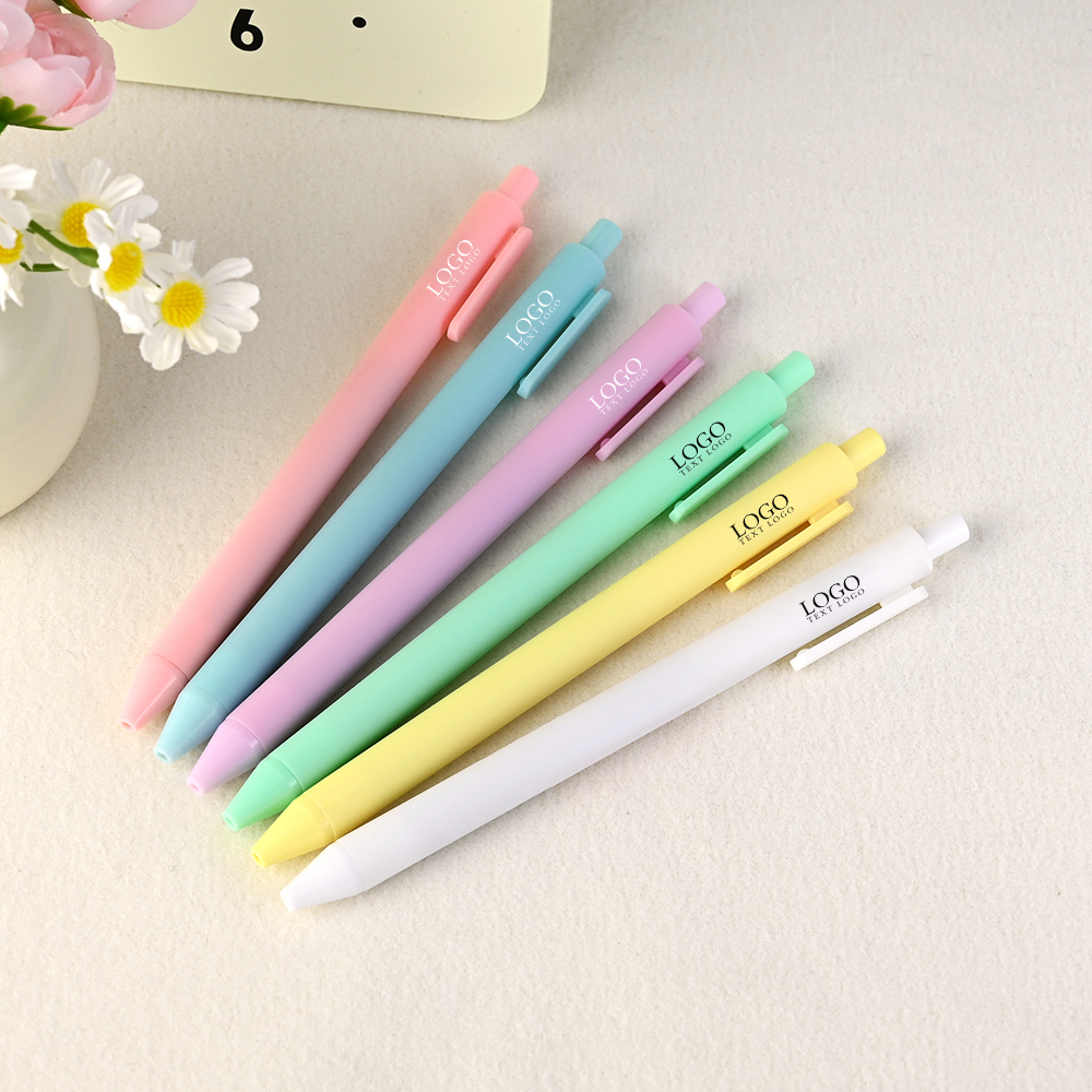 Custom Macaron Candy Color Ballpoint Pens Scene Diagram