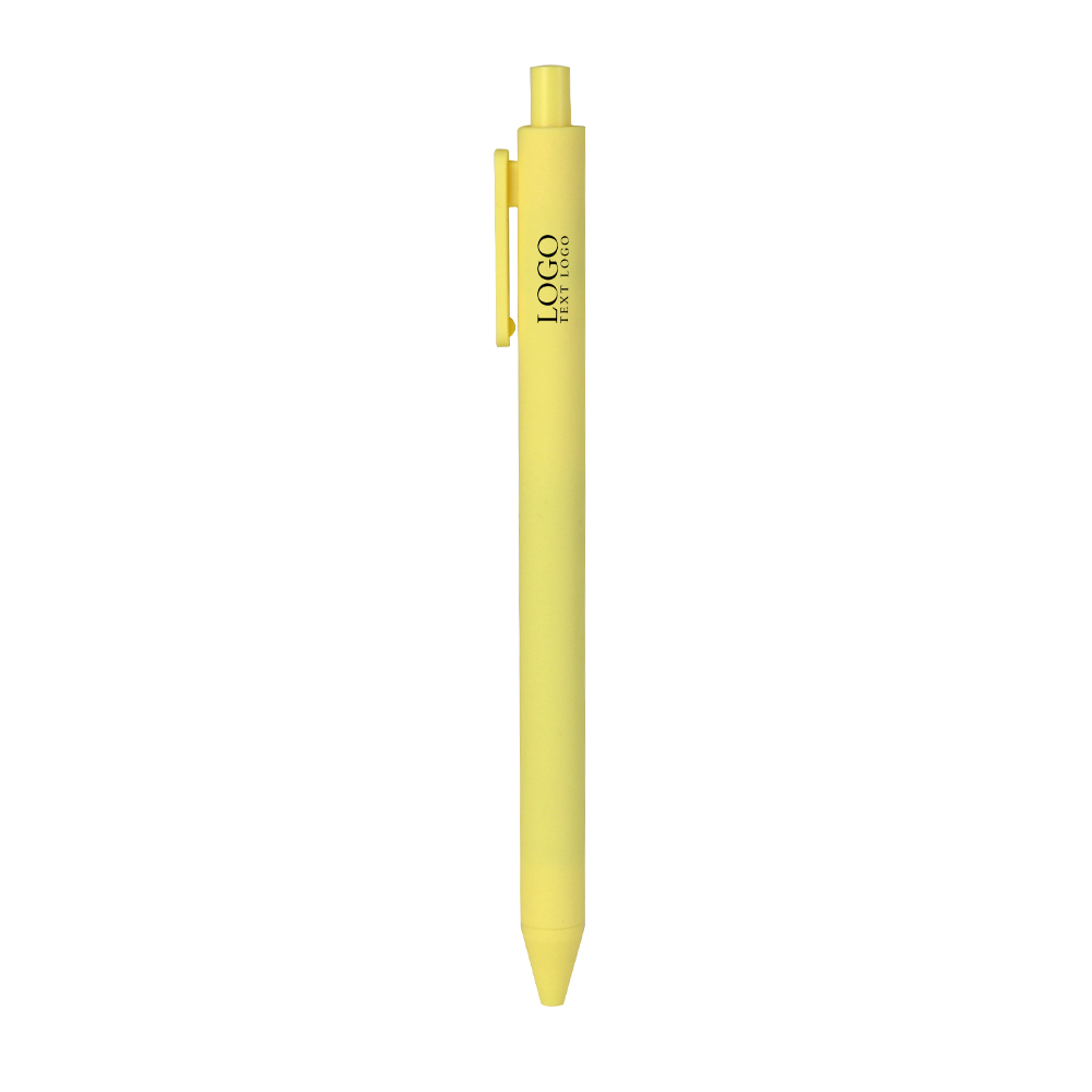 Custom Macaron Candy Color Ballpoint Pens with Yellow