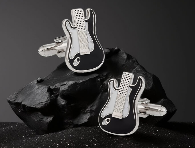 Electric Guitar Cufflinks