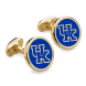 Hard Enamel Cufflinks with Gold Finish