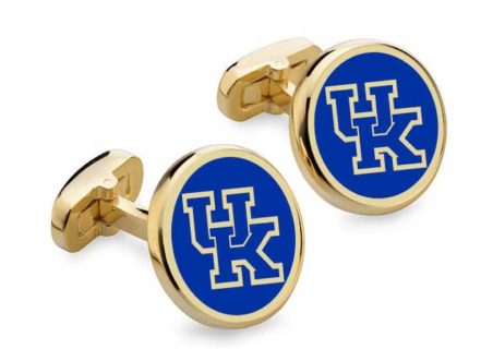 Hard Enamel Gold Cufflinks