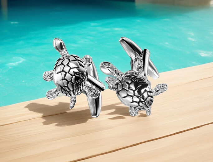 Novelty Turtle Cufflinks