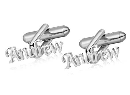 Personalized Letter Name Cufflinks