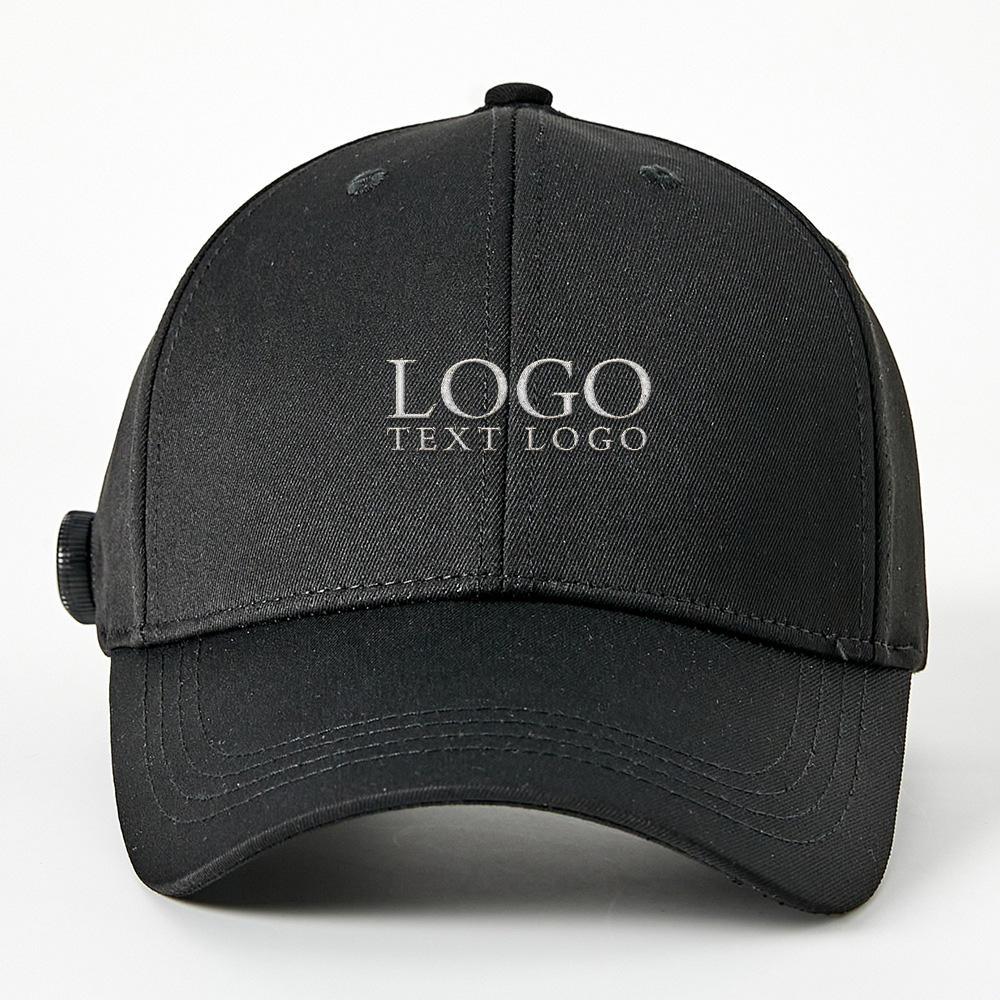 Premium Craft Baseball Hat Black with Logo
