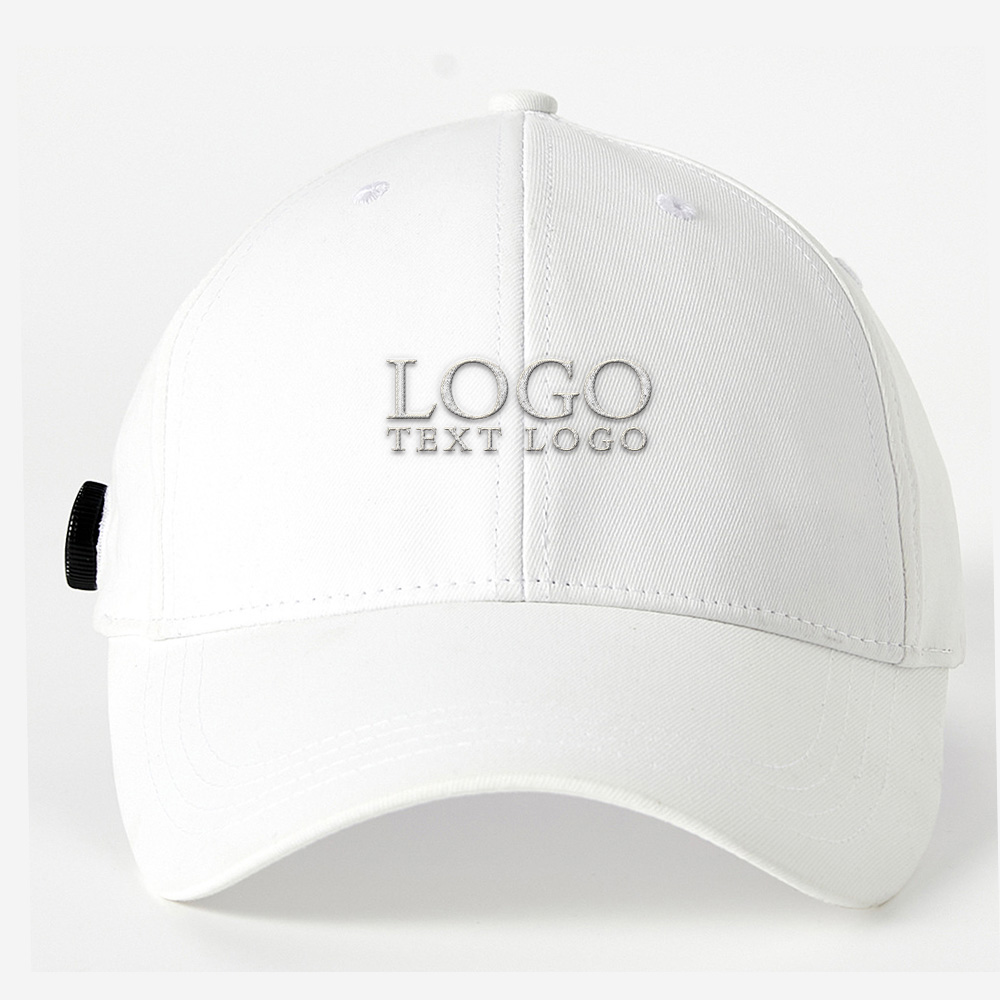 Premium Craft Baseball Hat White with Logo