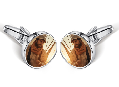 Round Picture Cufflinks