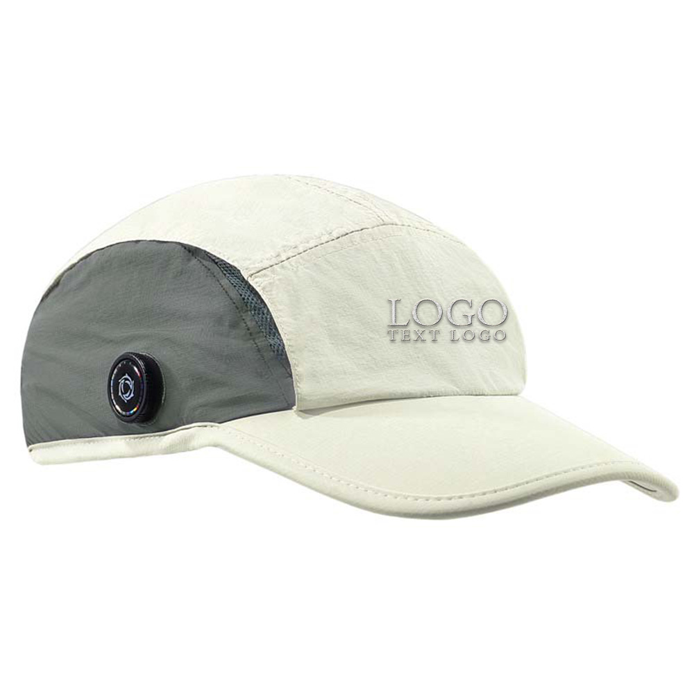Active Breeze Baseball Hat White with Logo