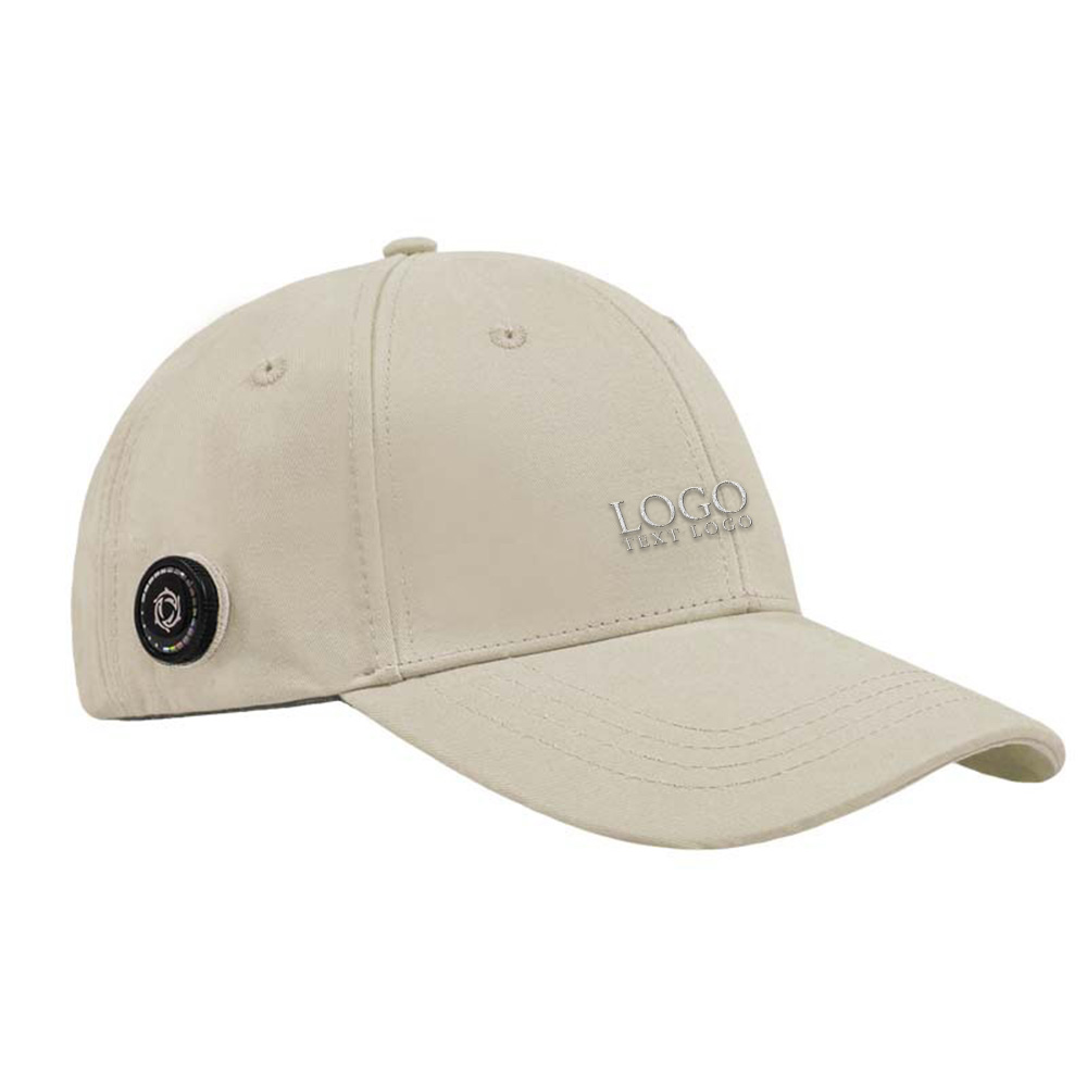 Urban Edge Custom Baseball Hat White with Logo