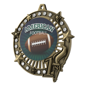 American Football First Place Medal Design
