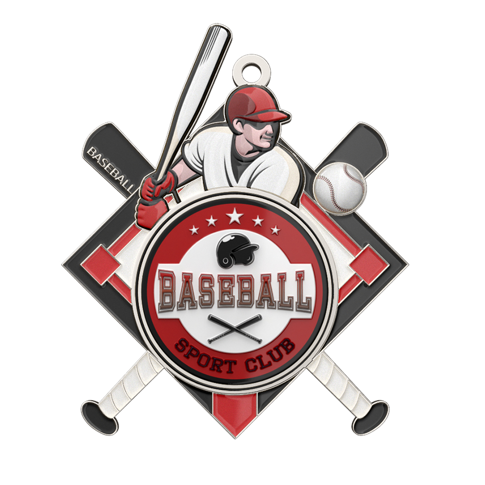 Baseball Sport Club Medal – Champion Design front