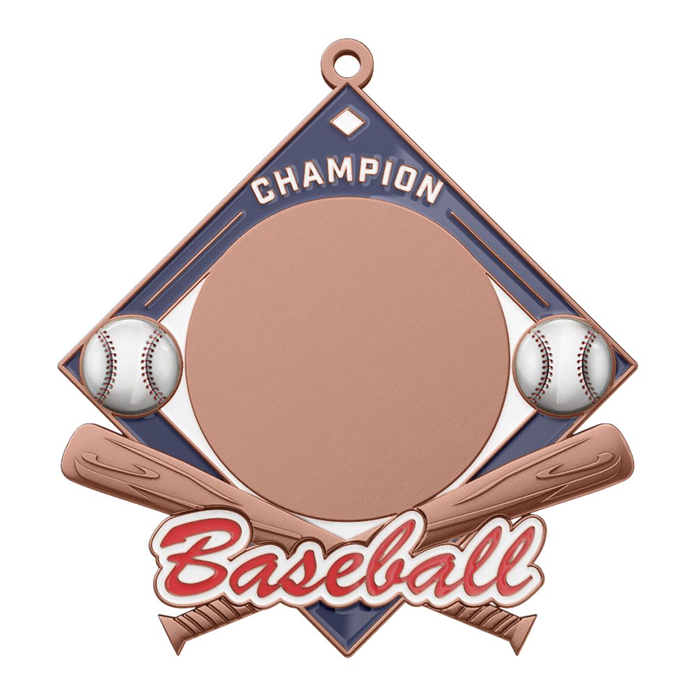 Baseball Tournament Champion Medal antique copper