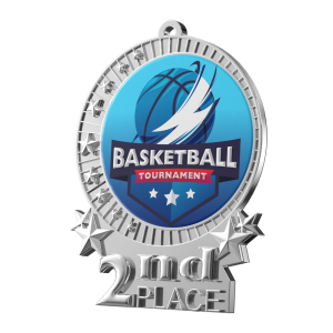 Basketball Tournament 2nd Place Medal