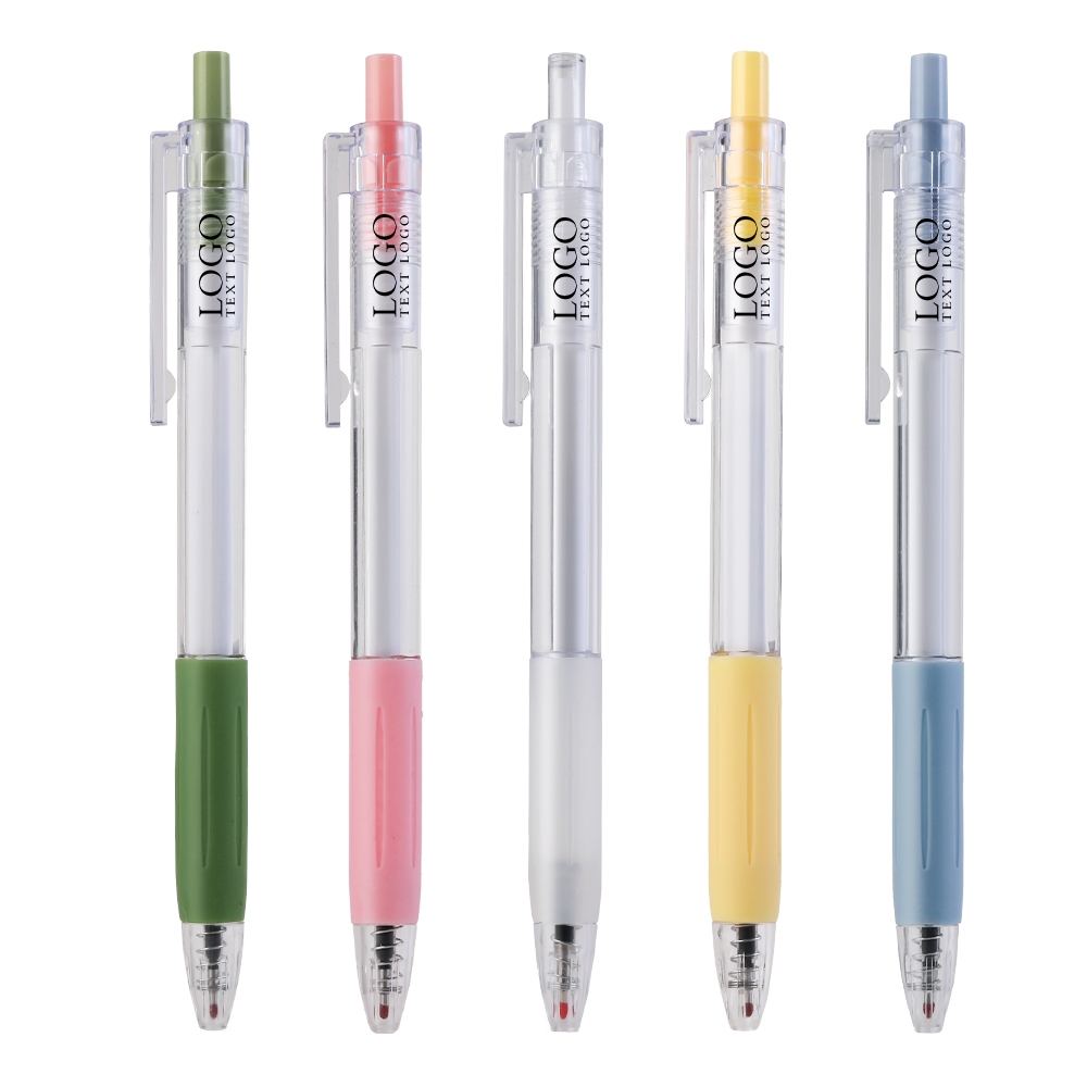 Custom Brightly Colored Plastic Pens with Black Ink Color Diagram