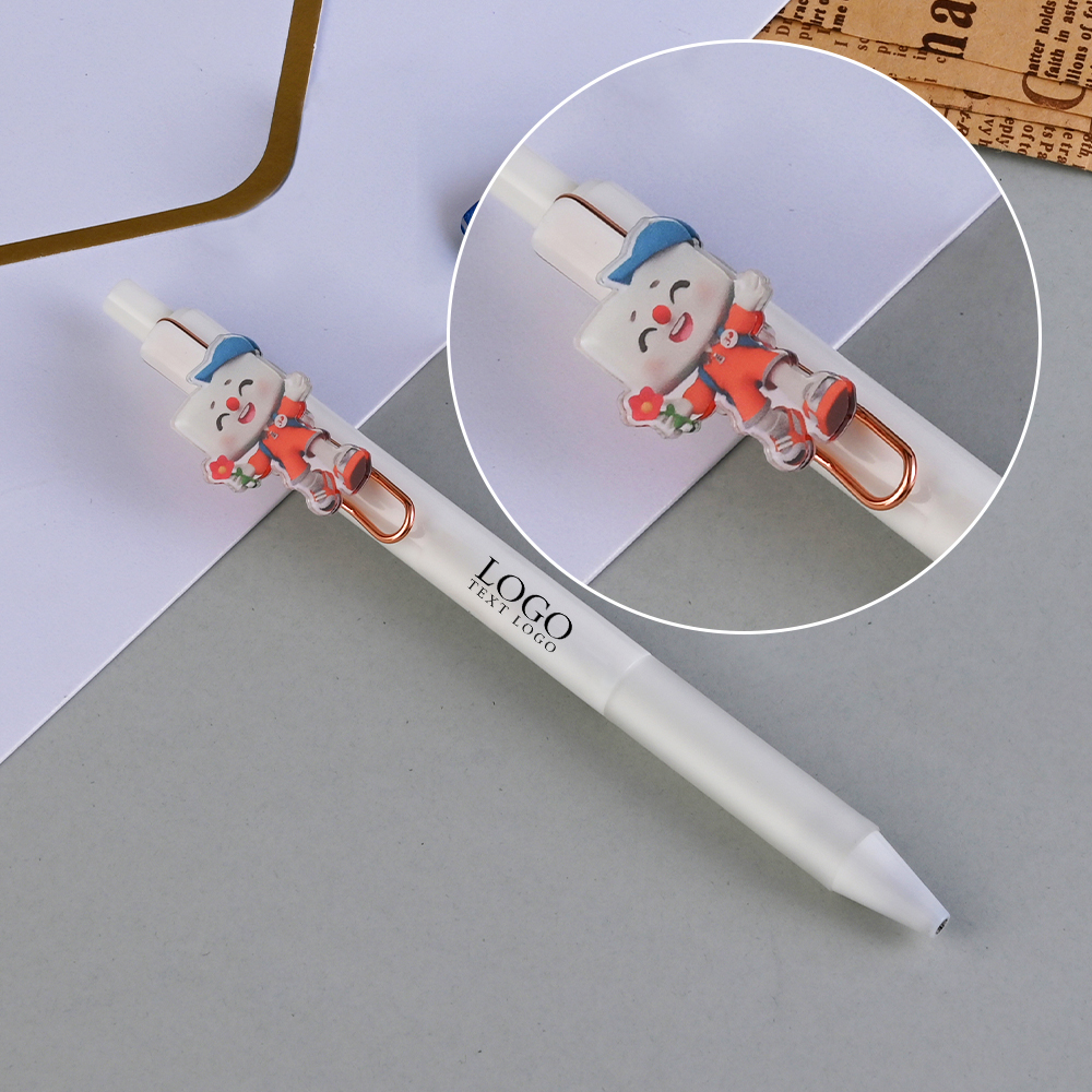 Custom Classic Gel Pens Detail Diagram