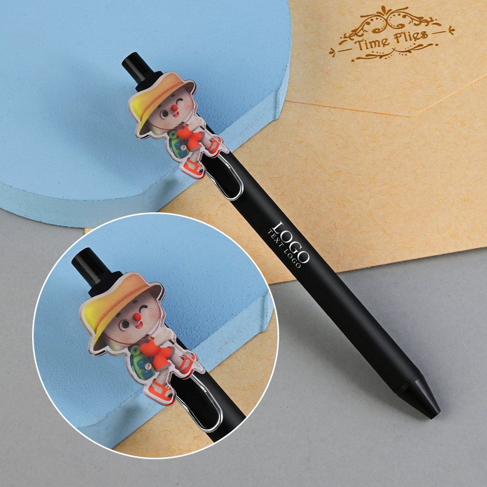 Custom Comfortable Plastic Pens Detail Diagram