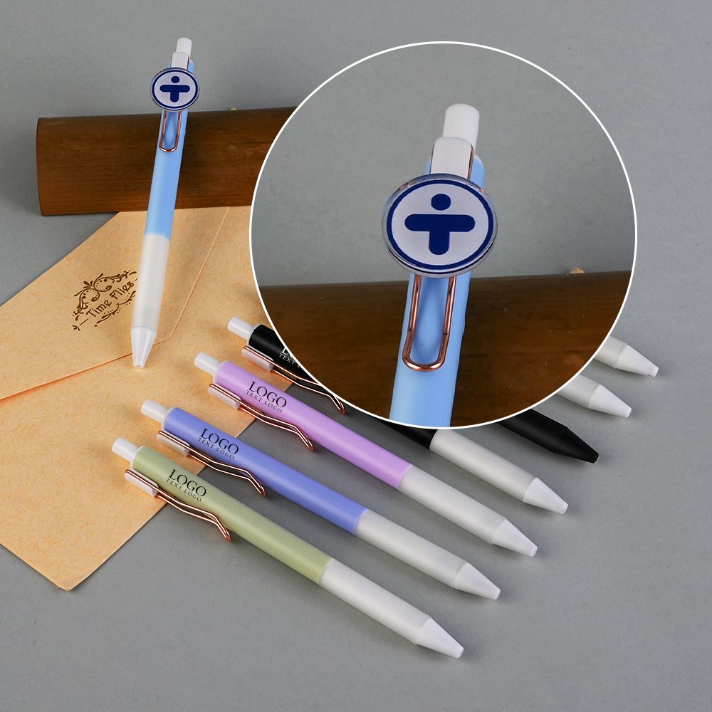 Custom High-Value Gel Pens with Black Ink Detail Diagram