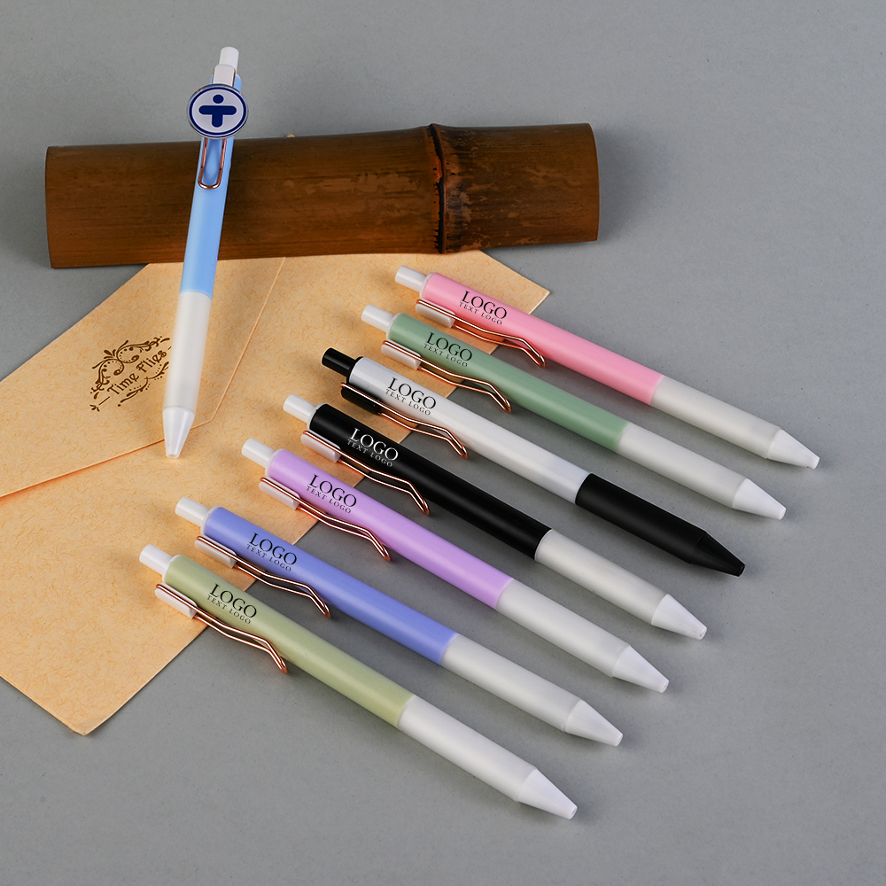 Custom High-Value Gel Pens with Black Ink Scene Diagram