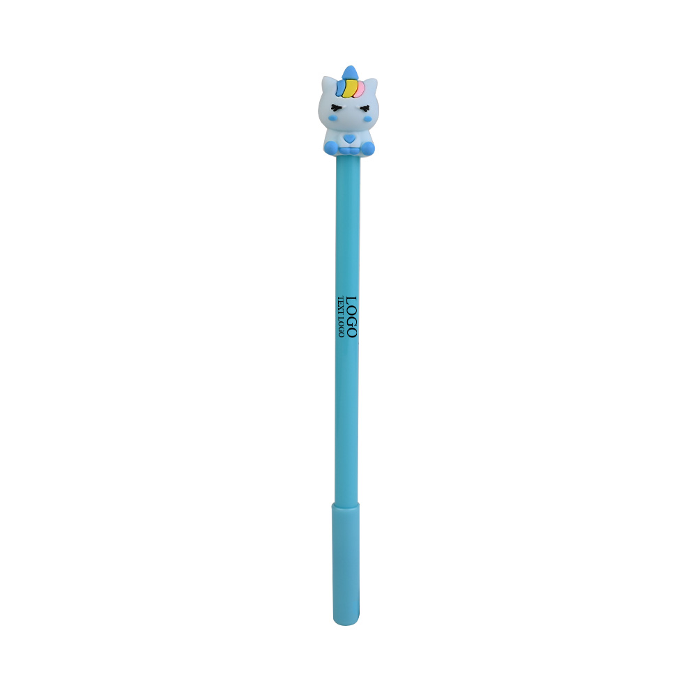 Custom Multifunctional Print Press Pen Gel Pen with Blue Picture