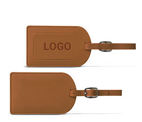PU Leather Luggage Tags with Logo