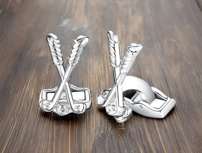 Trendy Mens Golf Cuff links