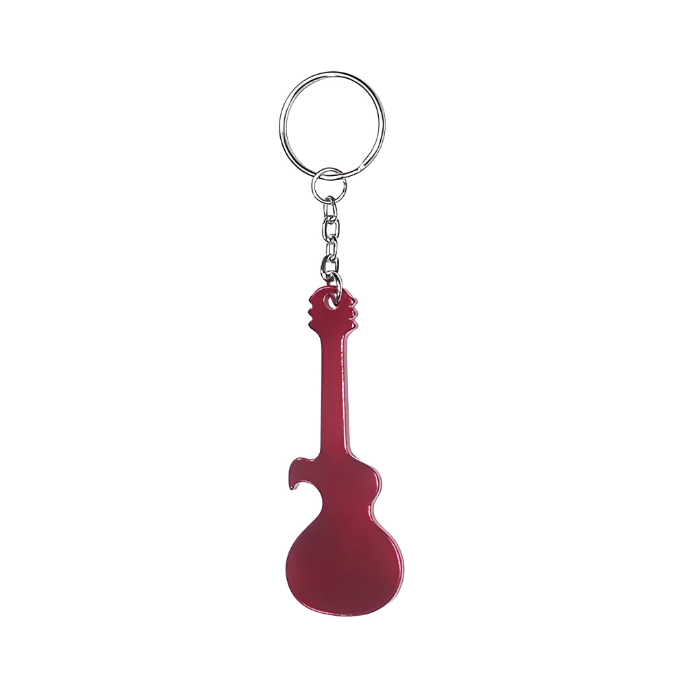 Guitar Shaped Bottle Opener Keychain Guitar Shaped Bottle Opener Keychain