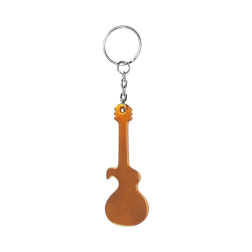 Guitar Shaped Bottle Opener Keychain Guitar Shaped Bottle Opener Keychain