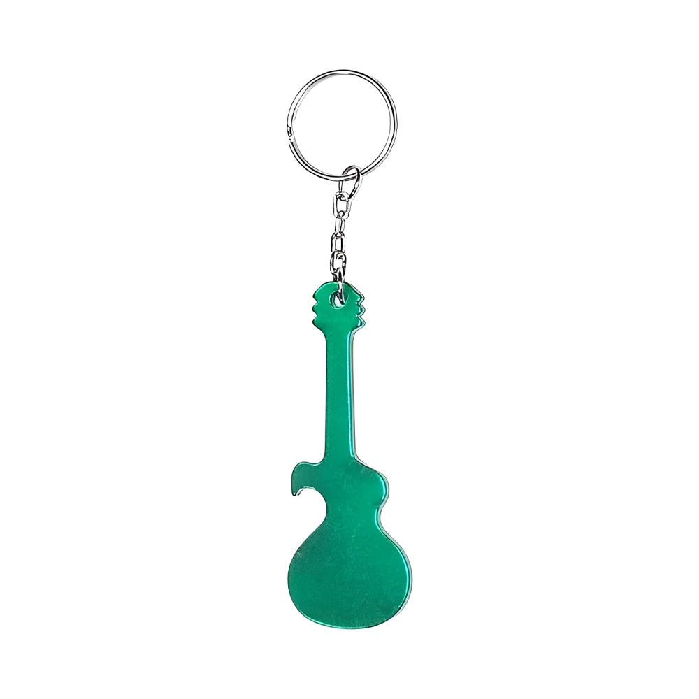 Guitar Shaped Bottle Opener Keychain Guitar Shaped Bottle Opener Keychain