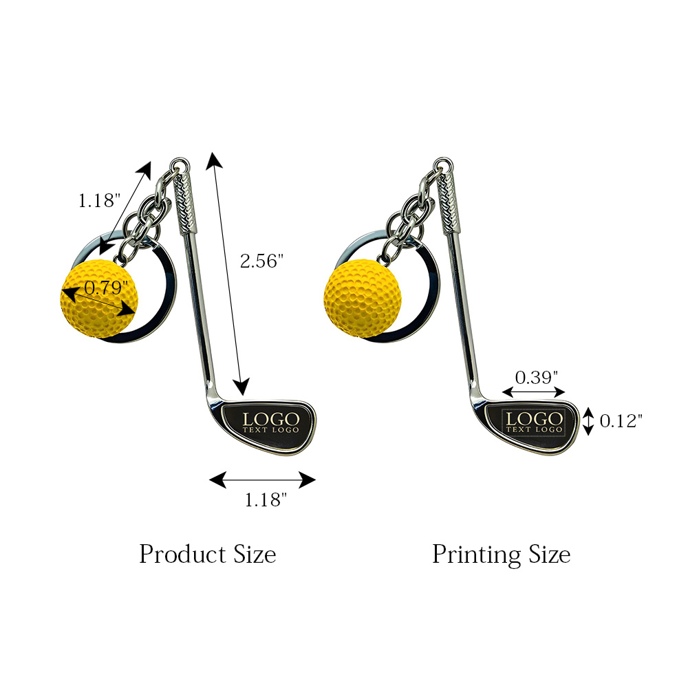 Custom Golf Clubs Keychains