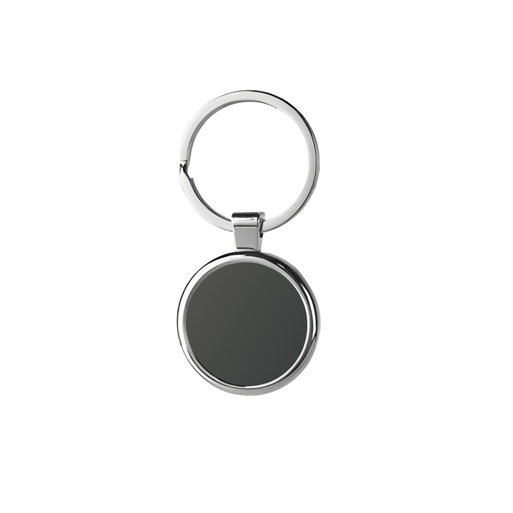 Round satin metal keychain Round satin metal keychain