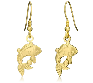 3D Custom Koi Earring 3D Custom Koi Earring