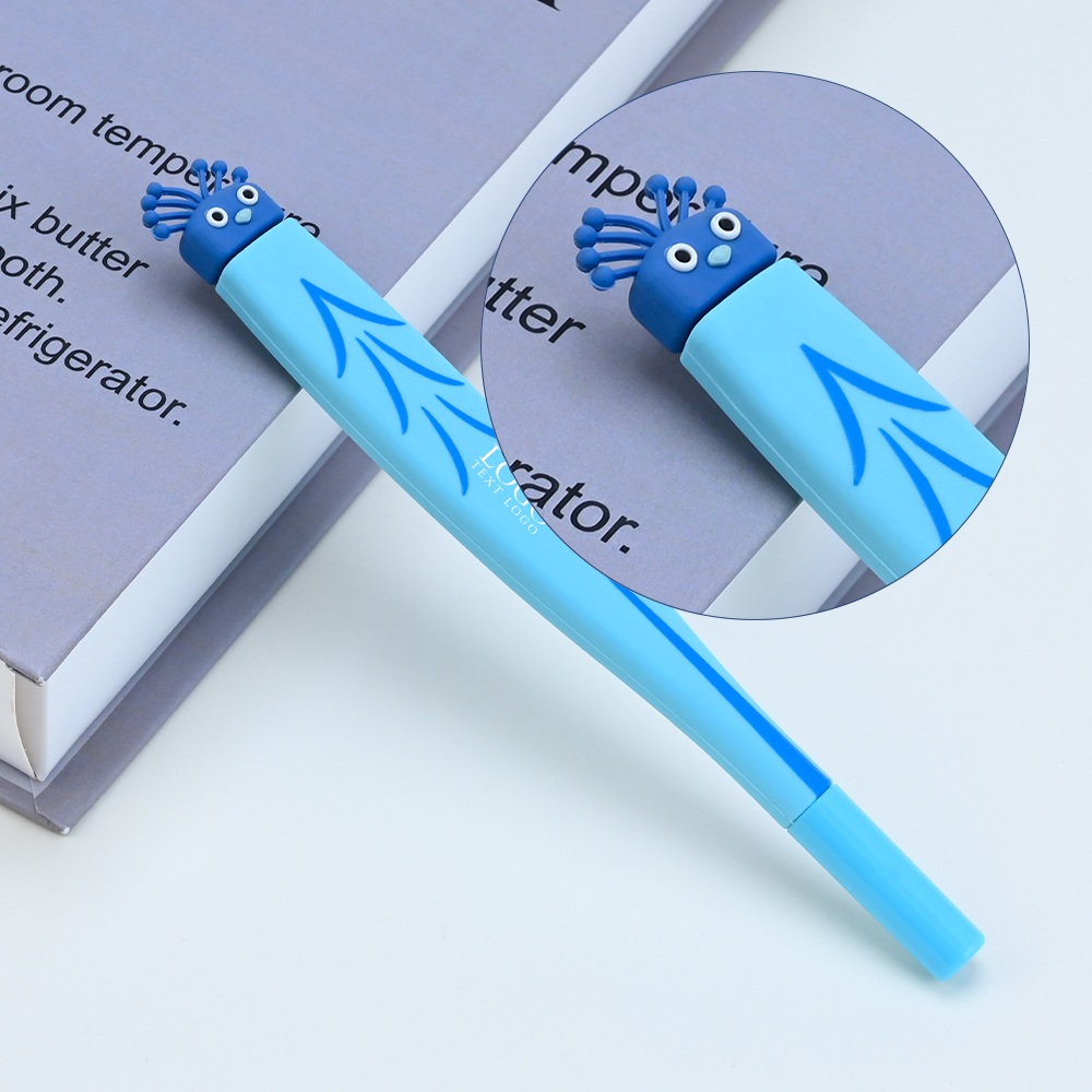 Custom Gel Ink Pens with Black Ink Detail Diagram