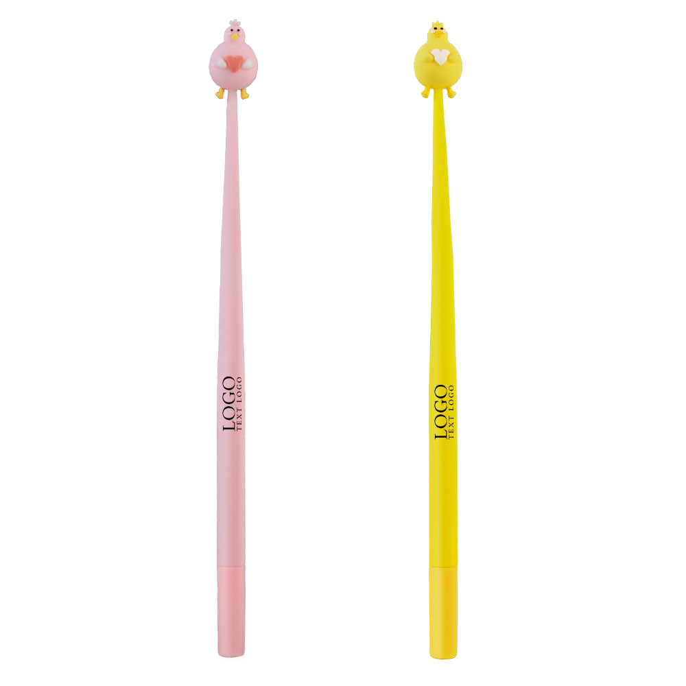 Custom Gel Pen with 3D Goose Decoration Color Diagram