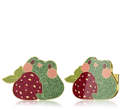 Custom Glitter Frog Earring Custom Glitter Frog Earring