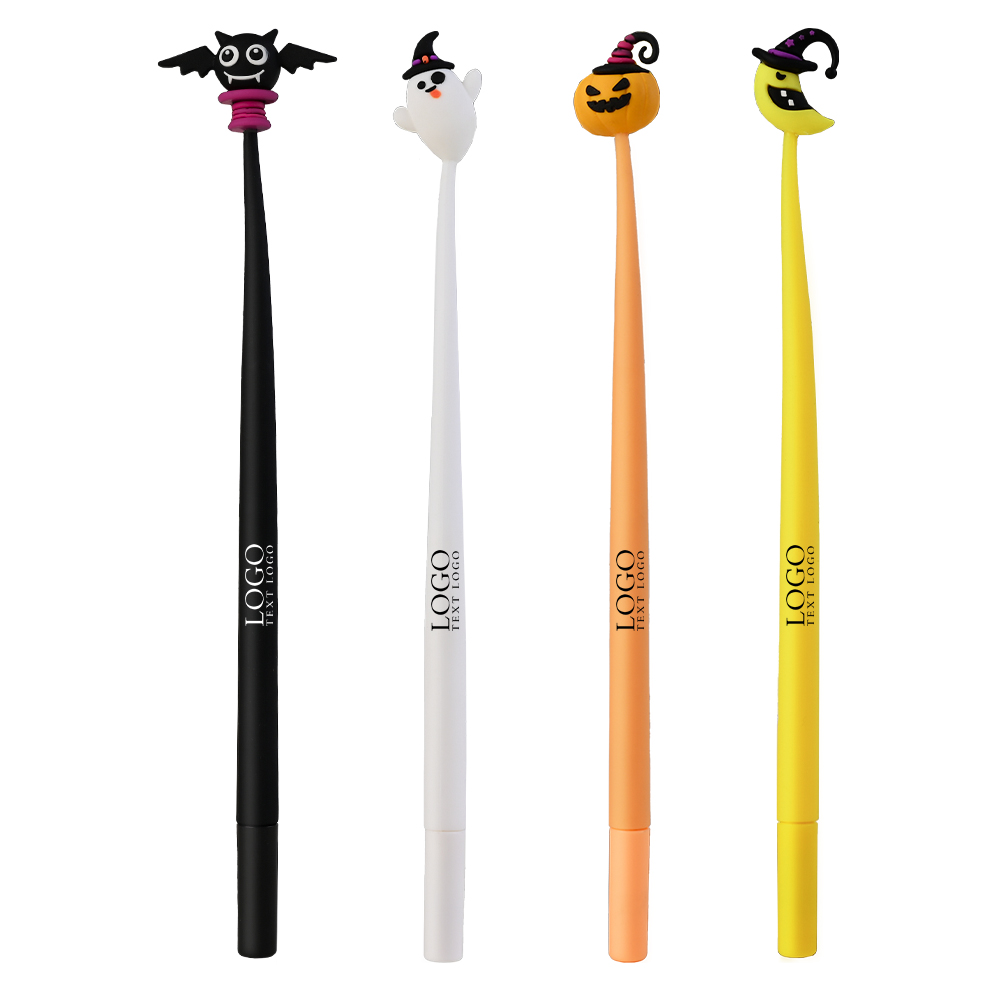 Custom Halloween Style Gel Pens Color Diagram