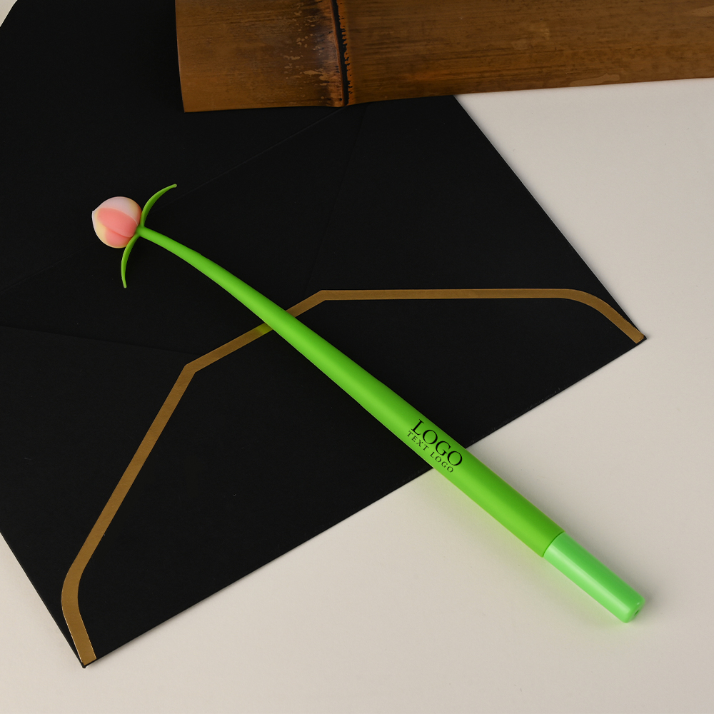 Custom Promotional Silicone Gel Pen with Black Ink Scene Diagram
