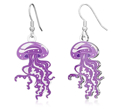 Glow in the Dark Jellyfish Earrings Glow in the Dark Jellyfish Earrings