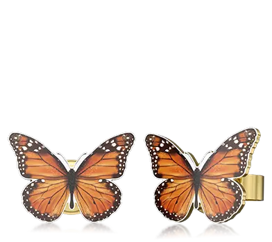 Personalised Butterfly Photo Earring Personalised Butterfly Photo Earring