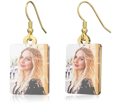 Personalised Figure Photo Earring