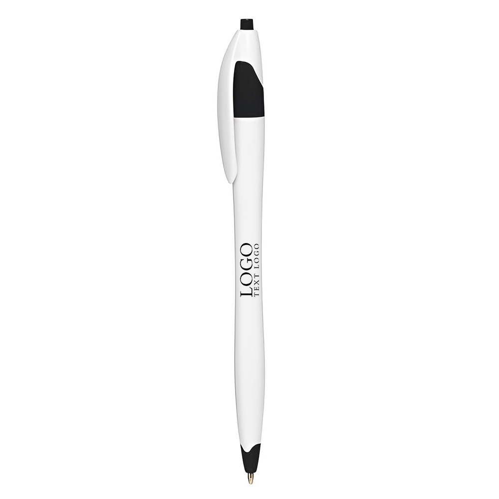 Black Derby Ballpoint Pen With Logo