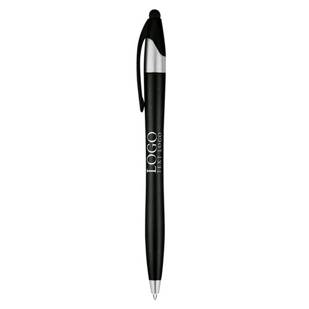Branded Dart Malibu Stylus Pen Black With Logo