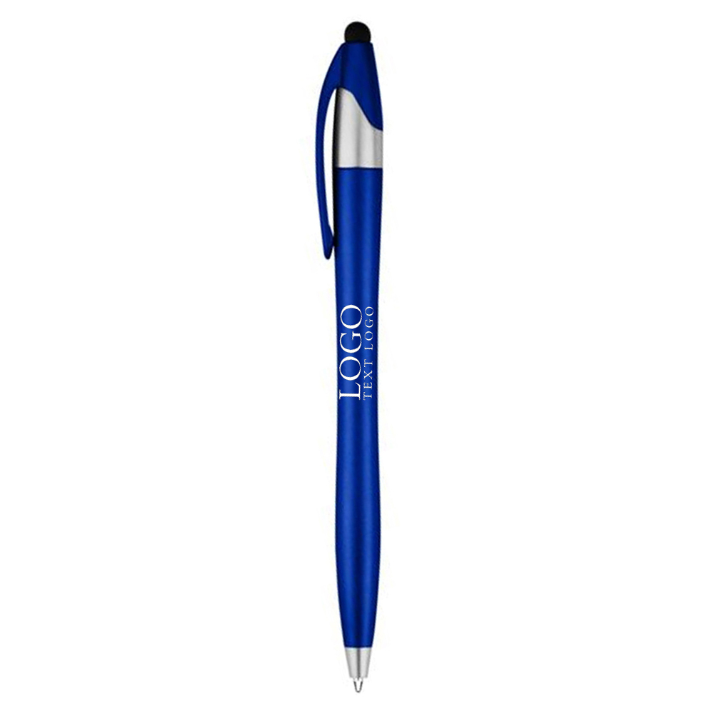 Branded Dart Malibu Stylus Pen Blue With Logo
