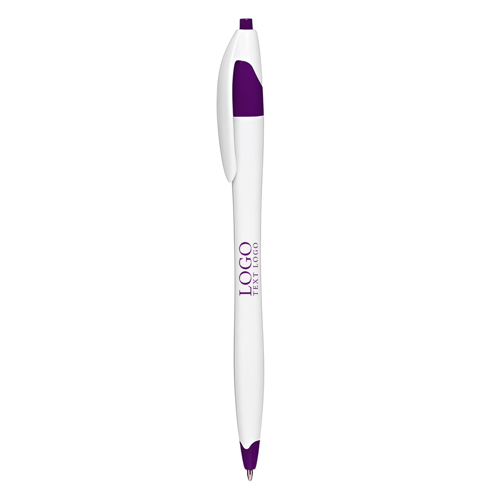 Purple Derby Ballpoint Pen With Logo