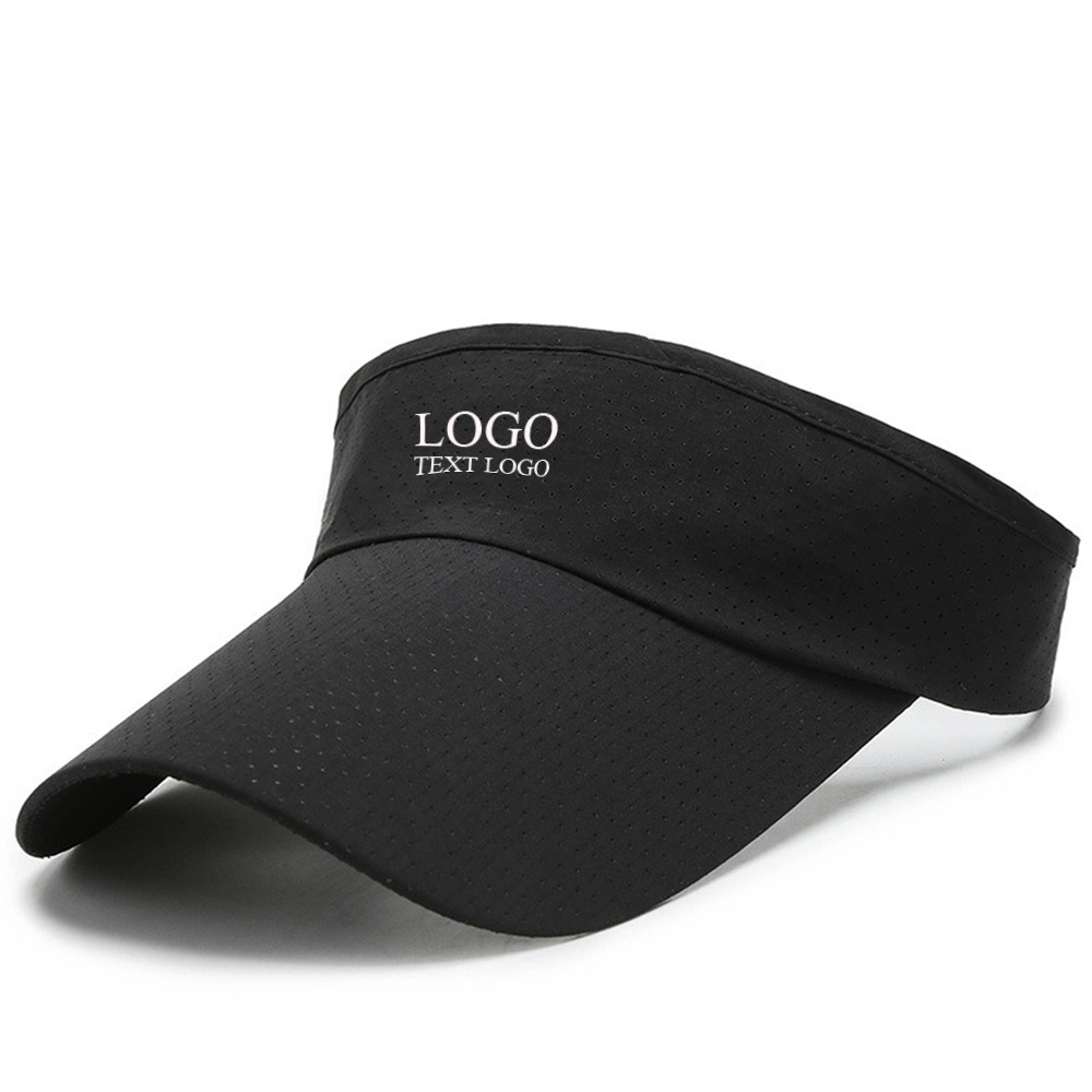 AirFlow Dry Visor Hat Black with Logo
