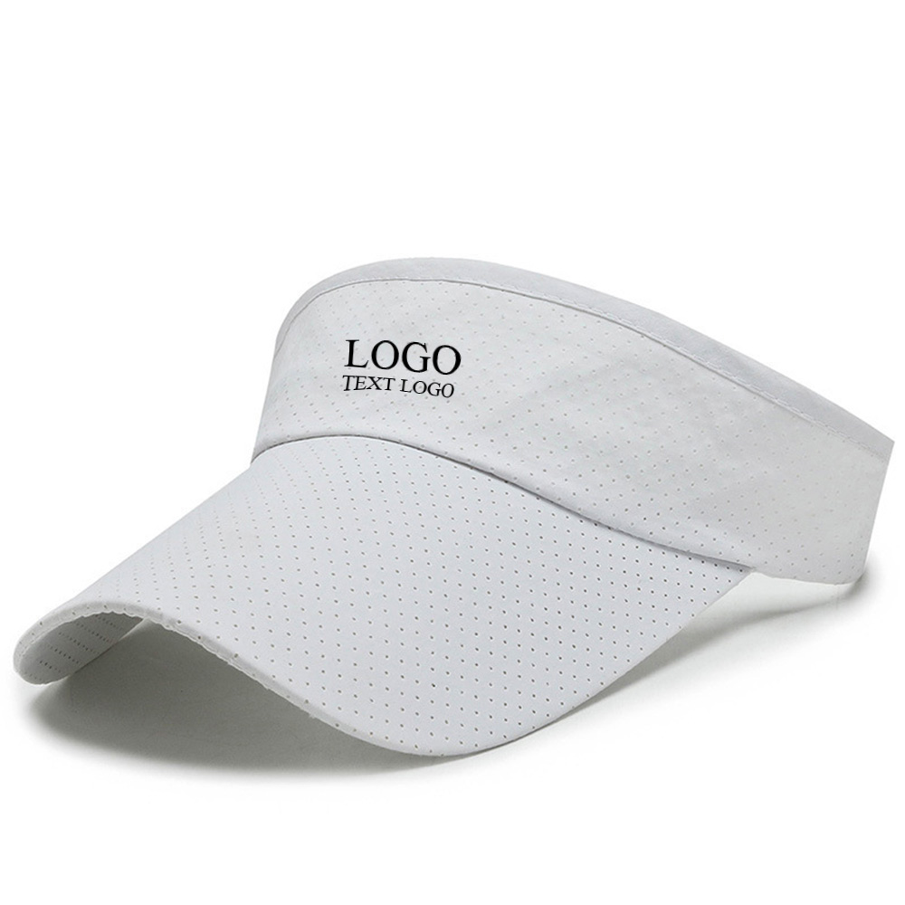 AirFlow Dry Visor Hat White with Logo