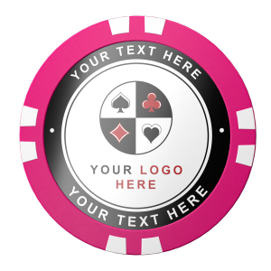 Poker Chip with Golf Ball Marker