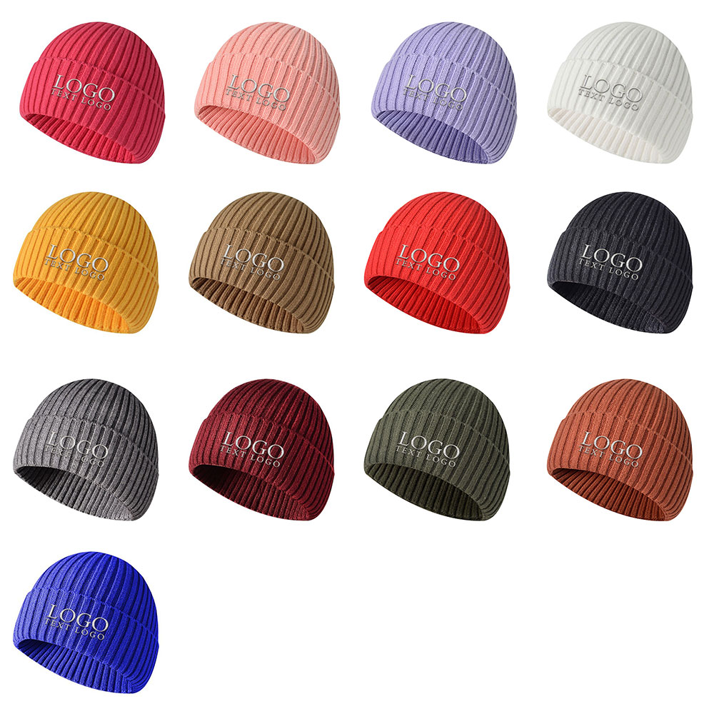 Classic Knit Beanie Hats combination chart