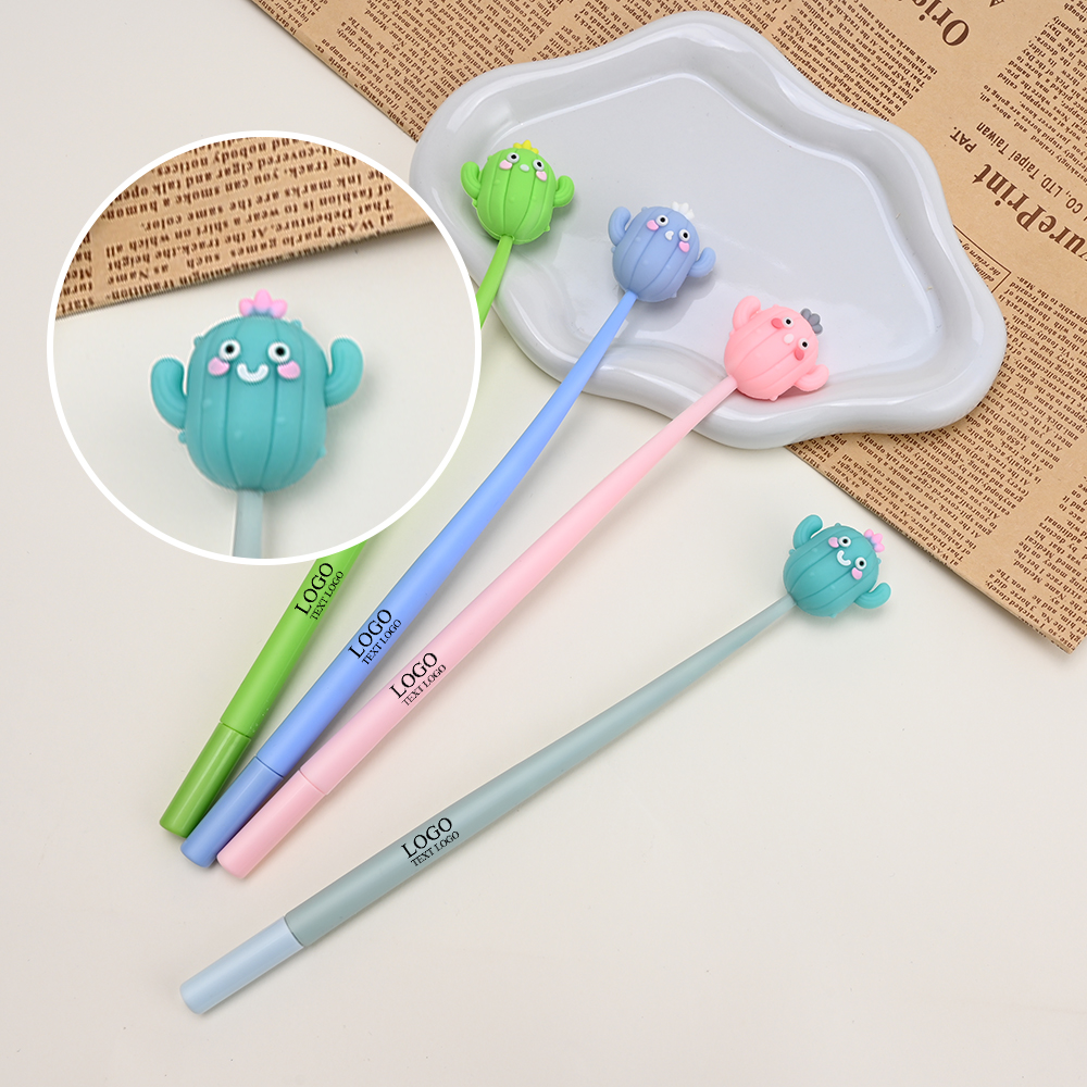 Custom Especial Cactus Pens with Black Ink Detail